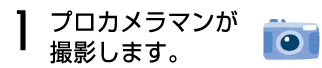 プロカメラマンが撮影します。